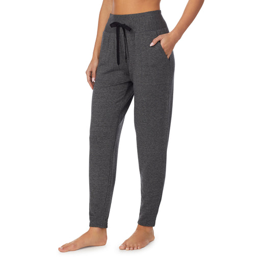 Women's Relax Fit Cropped Jogger Lounge Sweatpants Running Pants (Black,  Small)