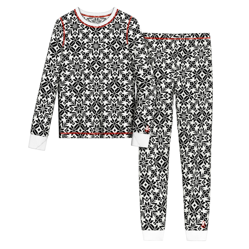 Girls Thermal 2 pc. Long Sleeve Crew & Pant Set