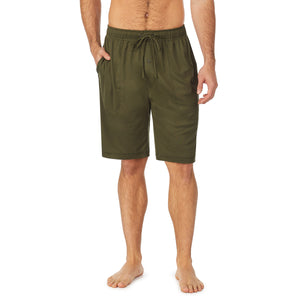  A lady wearingMens Far-Infrared Enhance Sleep Pant with Grey Heather print