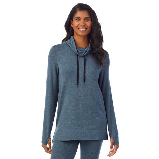 Ultra Cozy Long Sleeve Cowl Neck Tunic