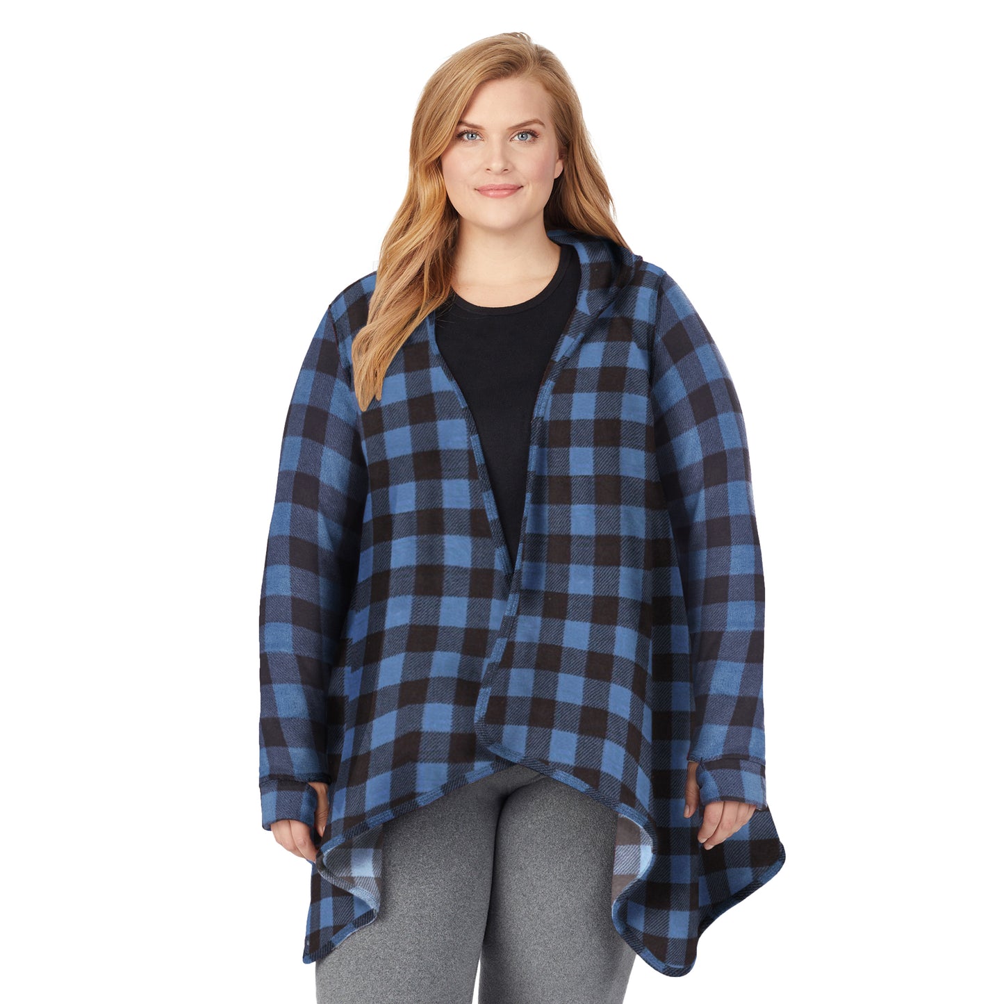 Blue Buffalo;Model is wearing size 1x. She is 5'9", Bust 38", Waist 36", Hips 48.5".