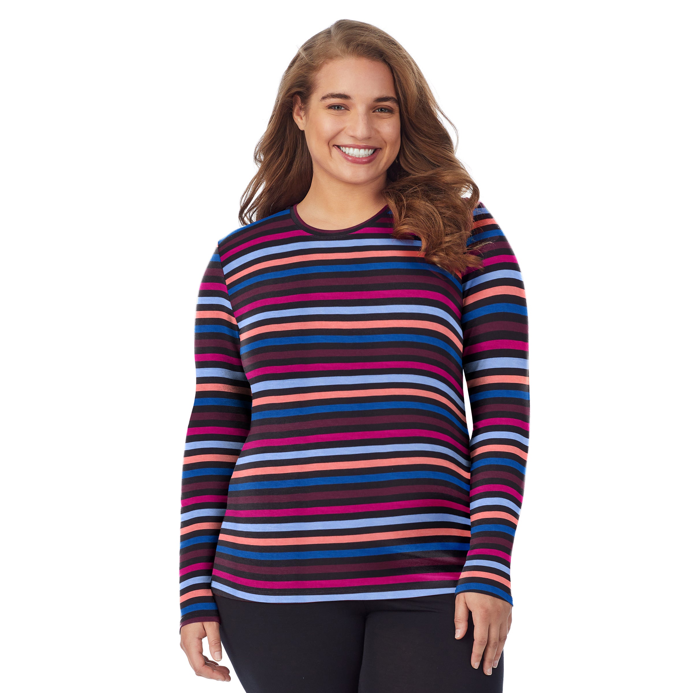 Softwear With Stretch Long Sleeve Crew PLUS