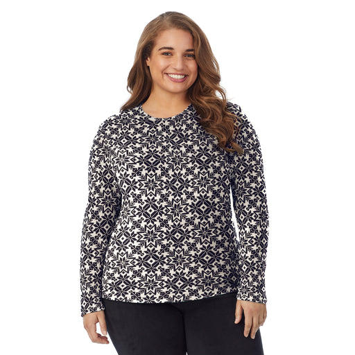 Cuddl Duds Womens Plus Size Fleecewear with Stretch Crew Neck : :  Clothing, Shoes & Accessories