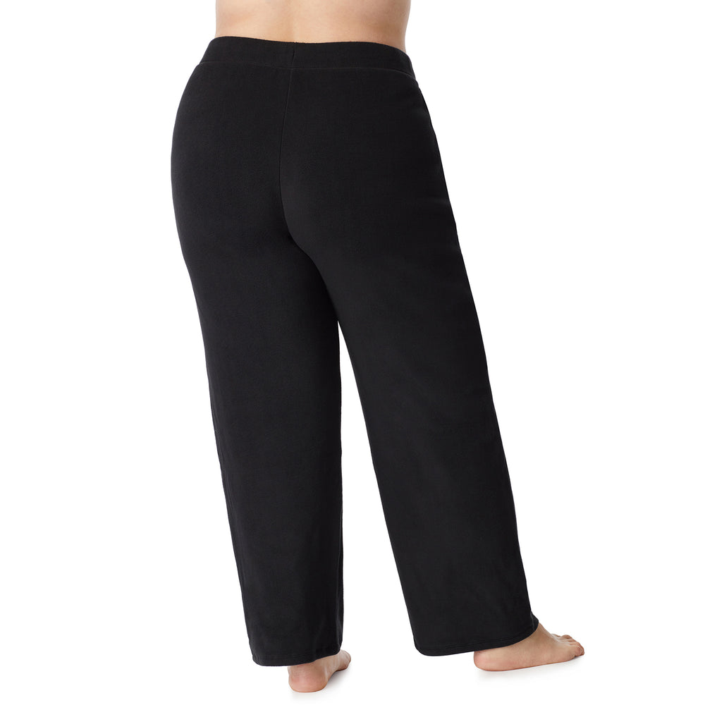 lower body of a lady wearing black lounge pant