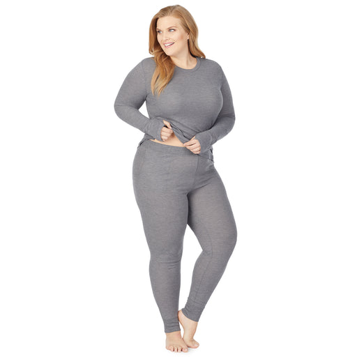 1pc Women's Fashionable Plus Size Seamless Warm Thermal Leggings, Super  Stretchy And Can Be Worn As Pants