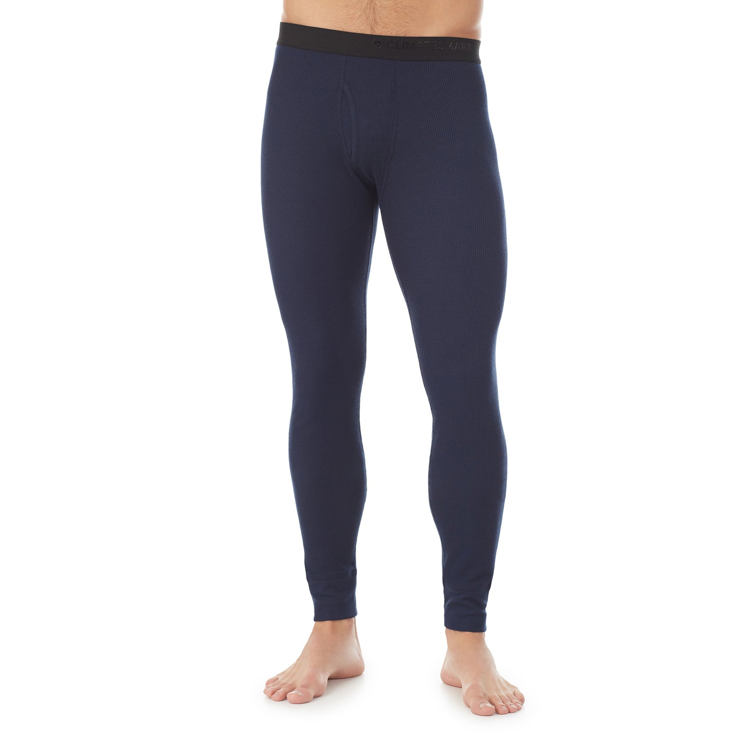 Navy;@Waffle Thermal Pant