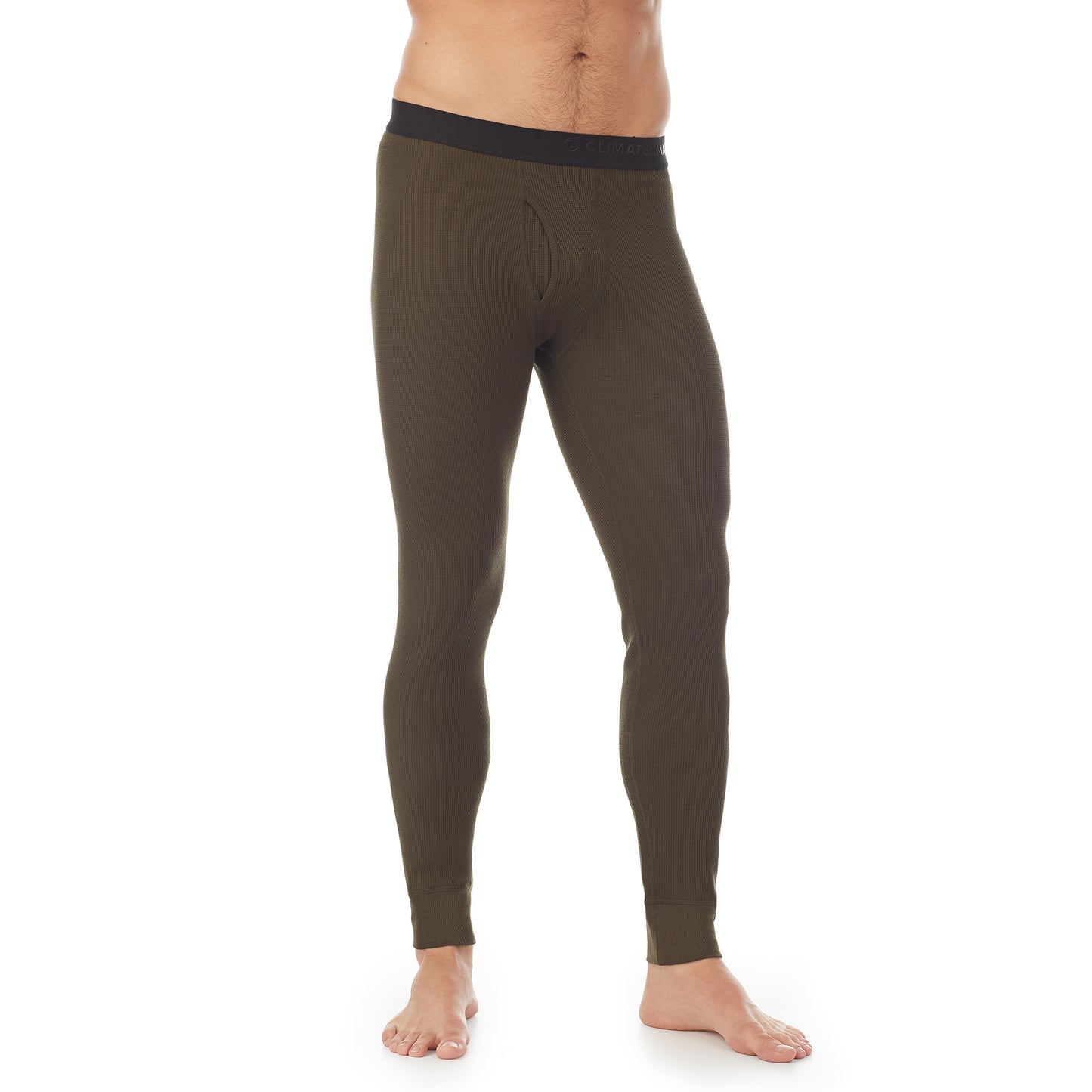 Olive;@Waffle Thermal Pant