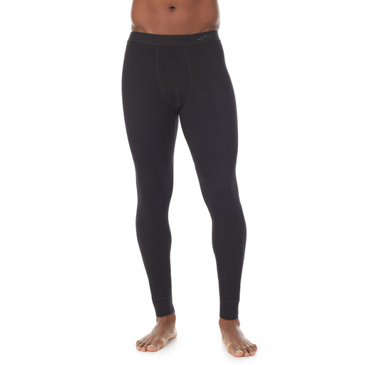 A man wearing woolcore pant.